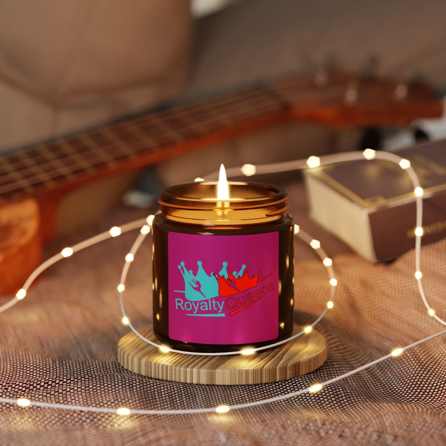 Royalty Outdoors Scented Soy Candle | Amber Jar | Aromatherapy Gift for Her | Eco-Friendly Home Decor | Multisize Options Available | [...]