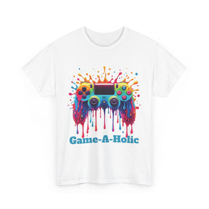 Game-A-Holic Unisex Heavy Cotton Tee - Perfect Gift for Gamers