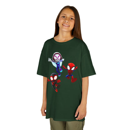 Kids Spider-Man Adventure Tee - Fun and Cozy Cotton T-Shirt for Young Superhero Fans