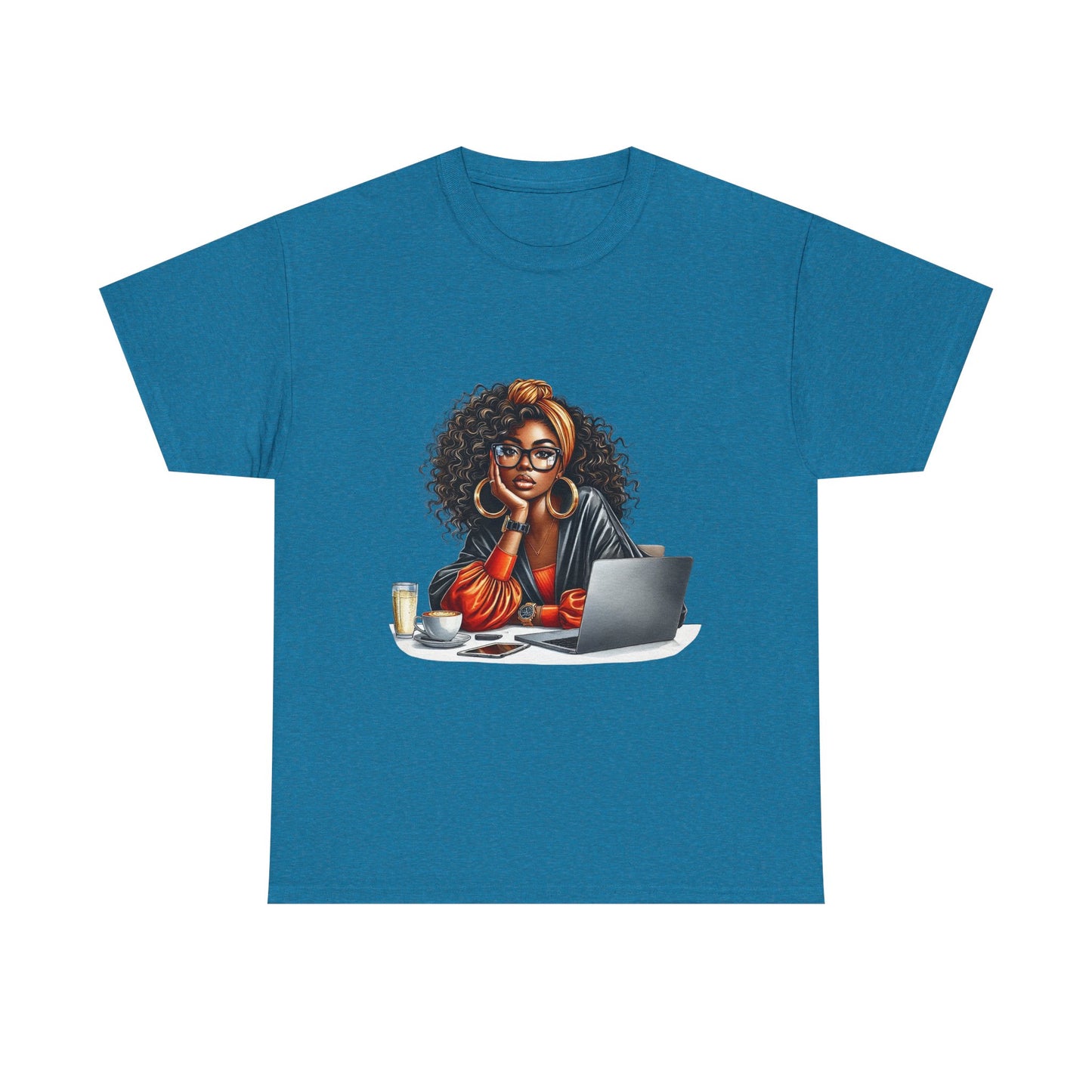 Creative Work From Home Unisex Heavy Cotton Tee