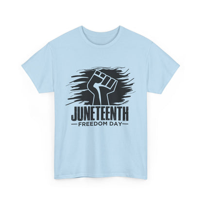 Juneteenth Freedom Day Tee, Unisex Heavy Cotton, Black Power Graphic Shirt, Everyday Wear, Freedom Celebration Apparel, Juneteenth Gift