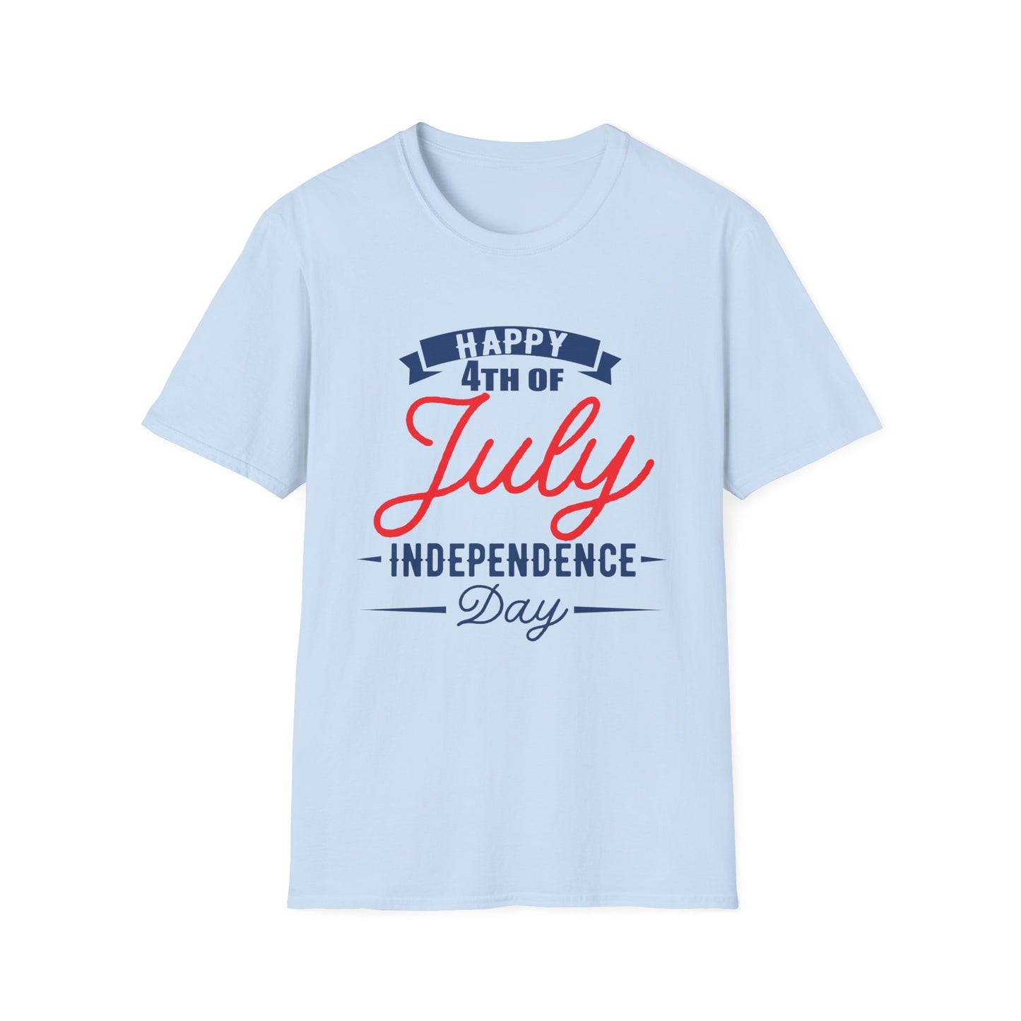 Happy 4th of July Unisex T-Shirt, Independence Day Tee, Summer Celebration Shirt, Patriotic Apparel, Casual Festival Wear