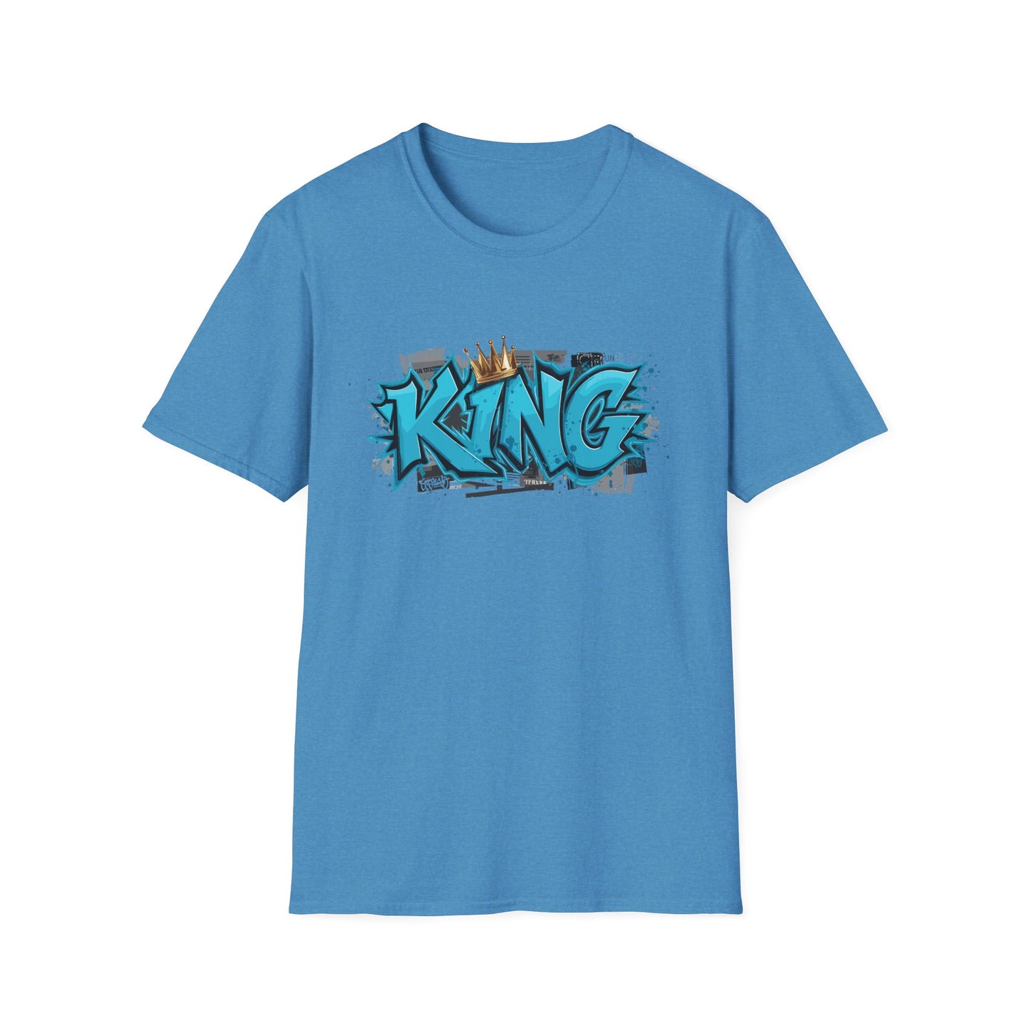 King Graffiti Unisex T-Shirt | Cool Urban Style Tee, Streetwear Fashion, Unique Gift for Him, Self-Expression, Birthday Present