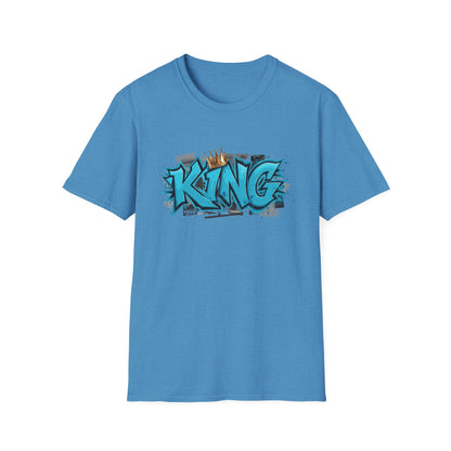 King Graffiti Unisex T-Shirt | Cool Urban Style Tee, Streetwear Fashion, Unique Gift for Him, Self-Expression, Birthday Present
