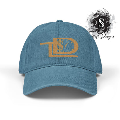 Stylish Embroidered Denim Hat with Glitter Design, Perfect for Casual Style, Fashion Accessory, Gift for Her, Birthday, Everyday Wear