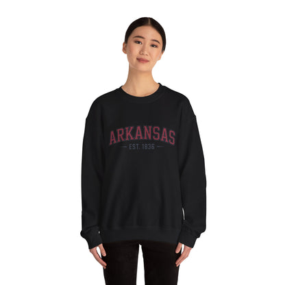 Arkansas Est. 1836 Crewneck Sweatshirt