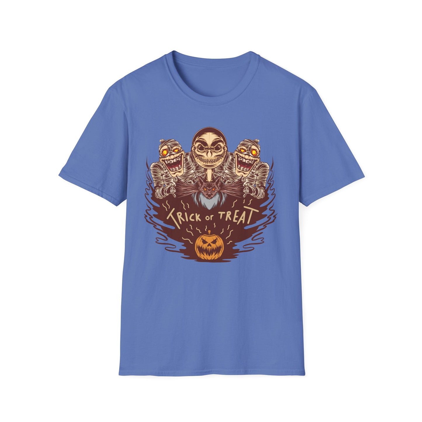Halloween Trick or Treat Unisex T-Shirt, Spooky Shirt, Fall Fashion, October Celebration Tee, Halloween Costume Tee