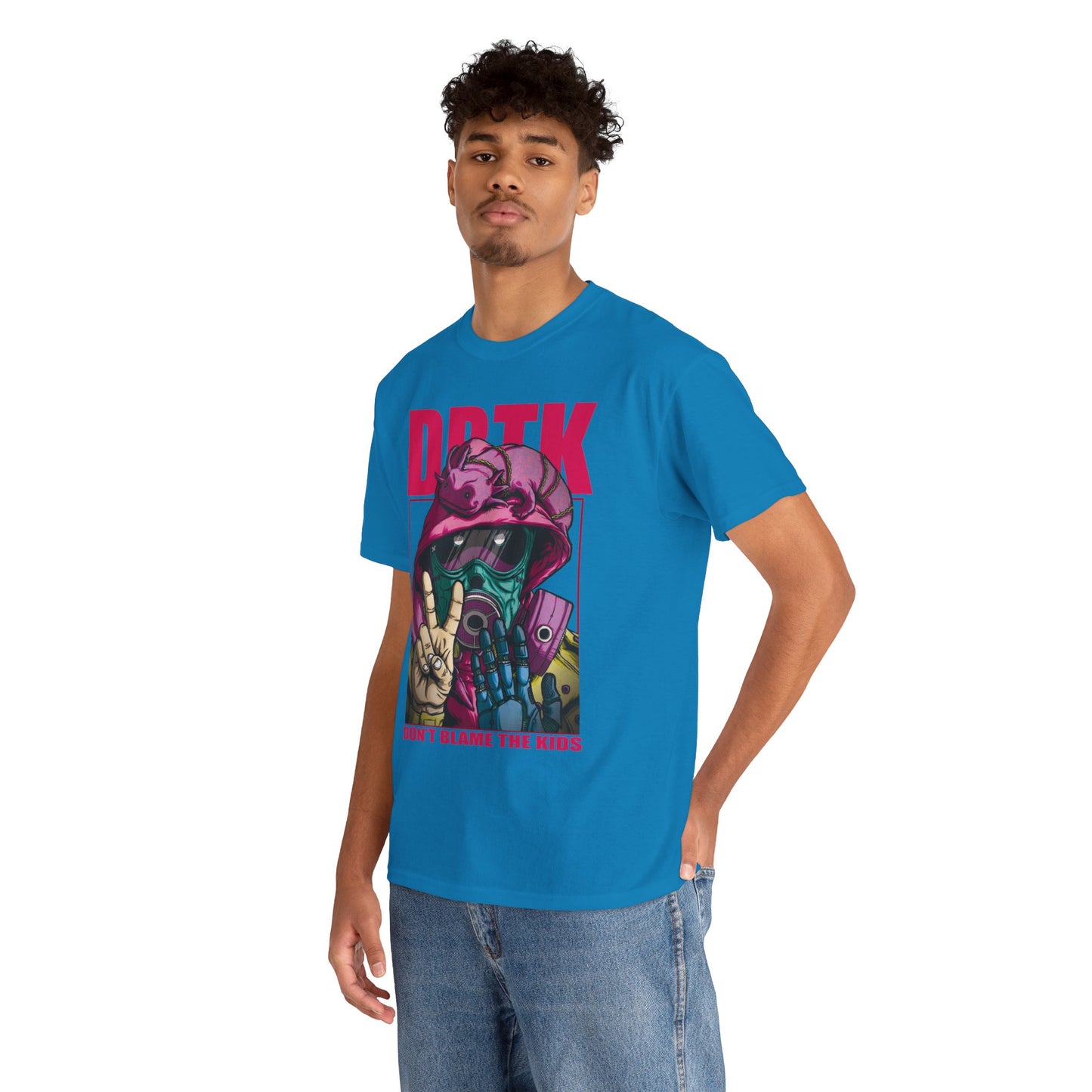 Unisex Heavy Cotton Tee - 'Don't Blame The Kids' Graphic T-Shirt for Trendy Streetwear Lovers