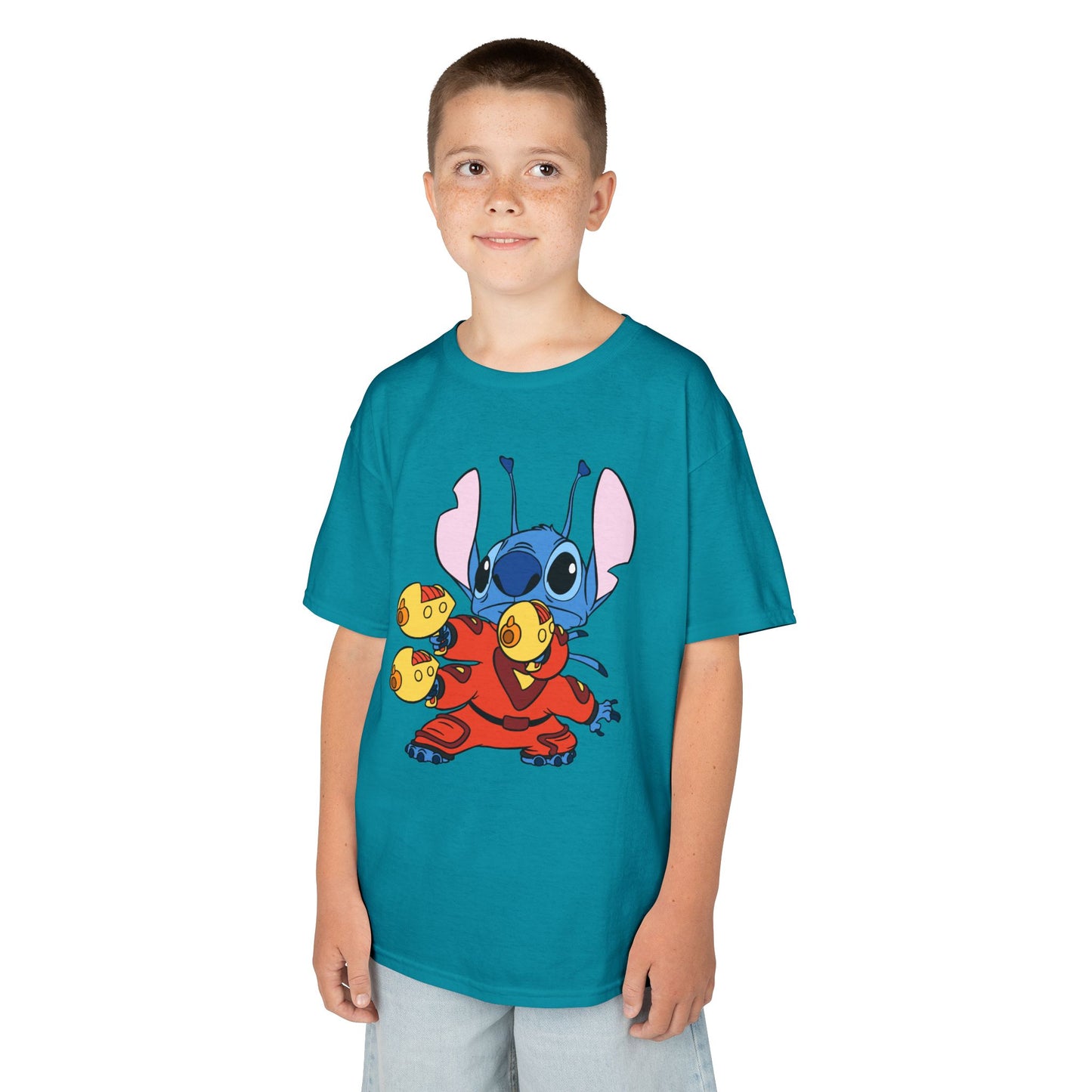 Colorful Kids Tee with Fun Cartoon Design
