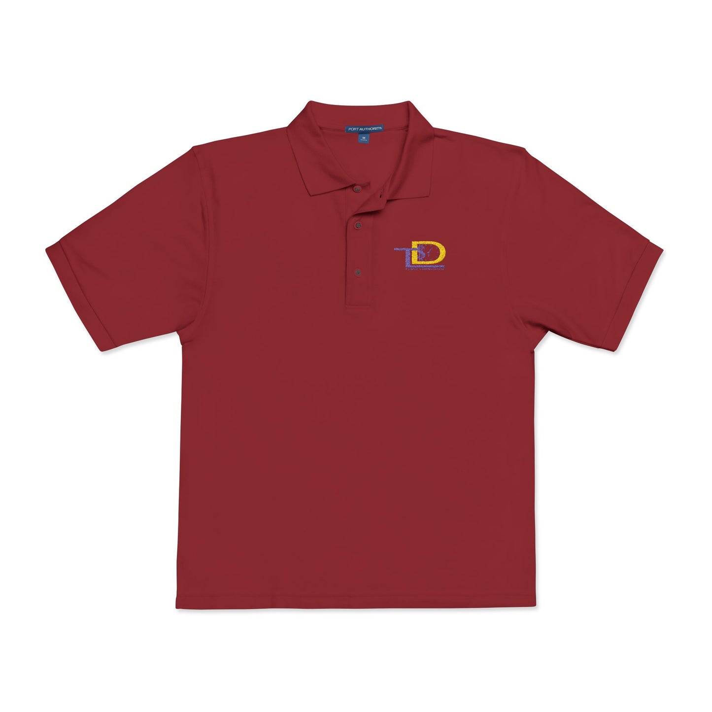 Casual Embroidered Unisex Polo Shirt - Stylish Everyday Wear
