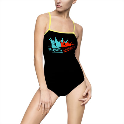 Chic Royalty Queens One-Piece Swimsuit, Beachwear, Pool Party, Summer Costume, Vacation Swimwear, Trending Swim Fashion