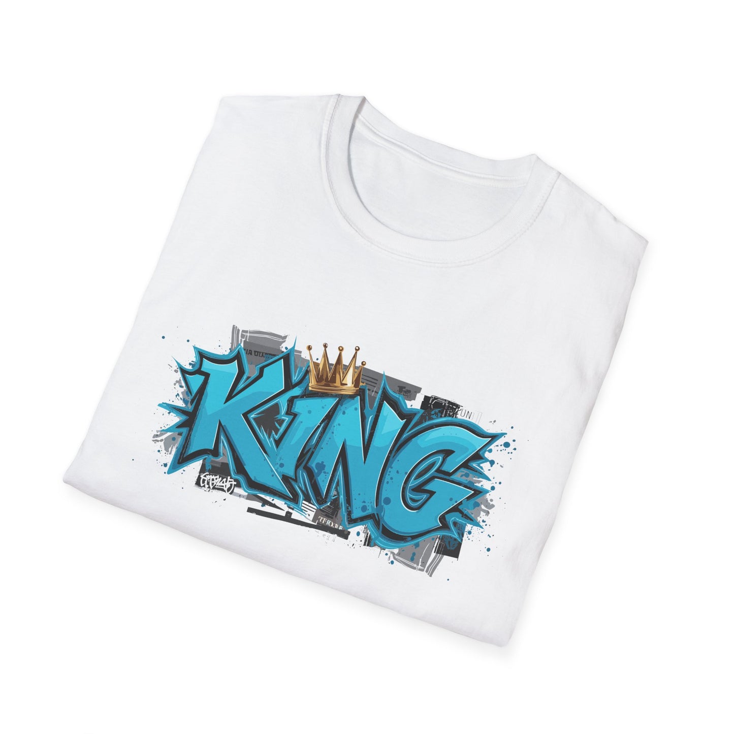 King Graffiti Unisex T-Shirt | Cool Urban Style Tee, Streetwear Fashion, Unique Gift for Him, Self-Expression, Birthday Present