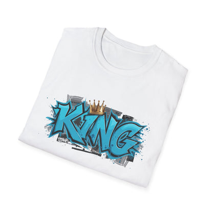 King Graffiti Unisex T-Shirt | Cool Urban Style Tee, Streetwear Fashion, Unique Gift for Him, Self-Expression, Birthday Present