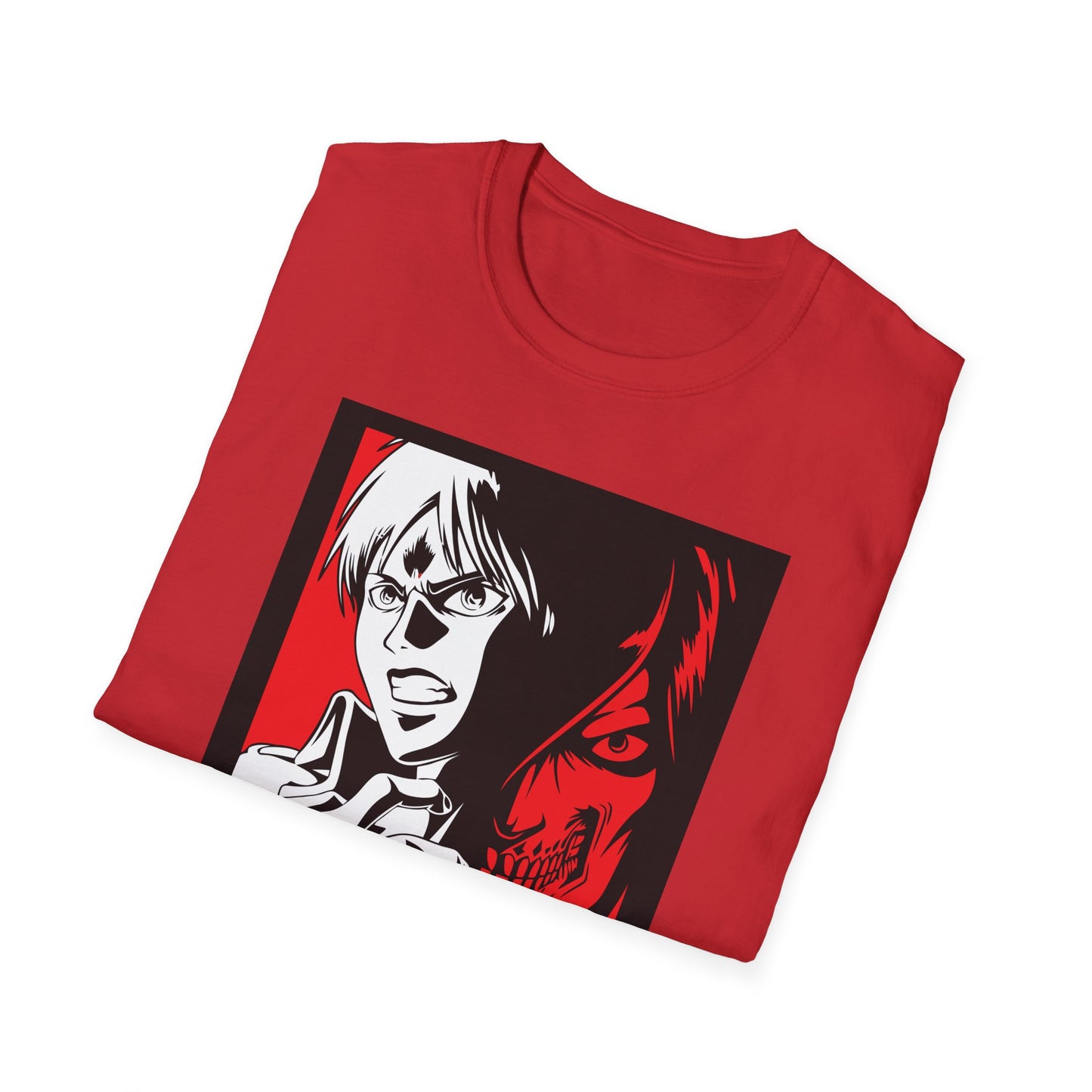 Anime-Inspired Unisex T-Shirt - Attack on Titan Graphic Tee, Casual Wear, Gift for Fans, Streetwear, Birthday Gift