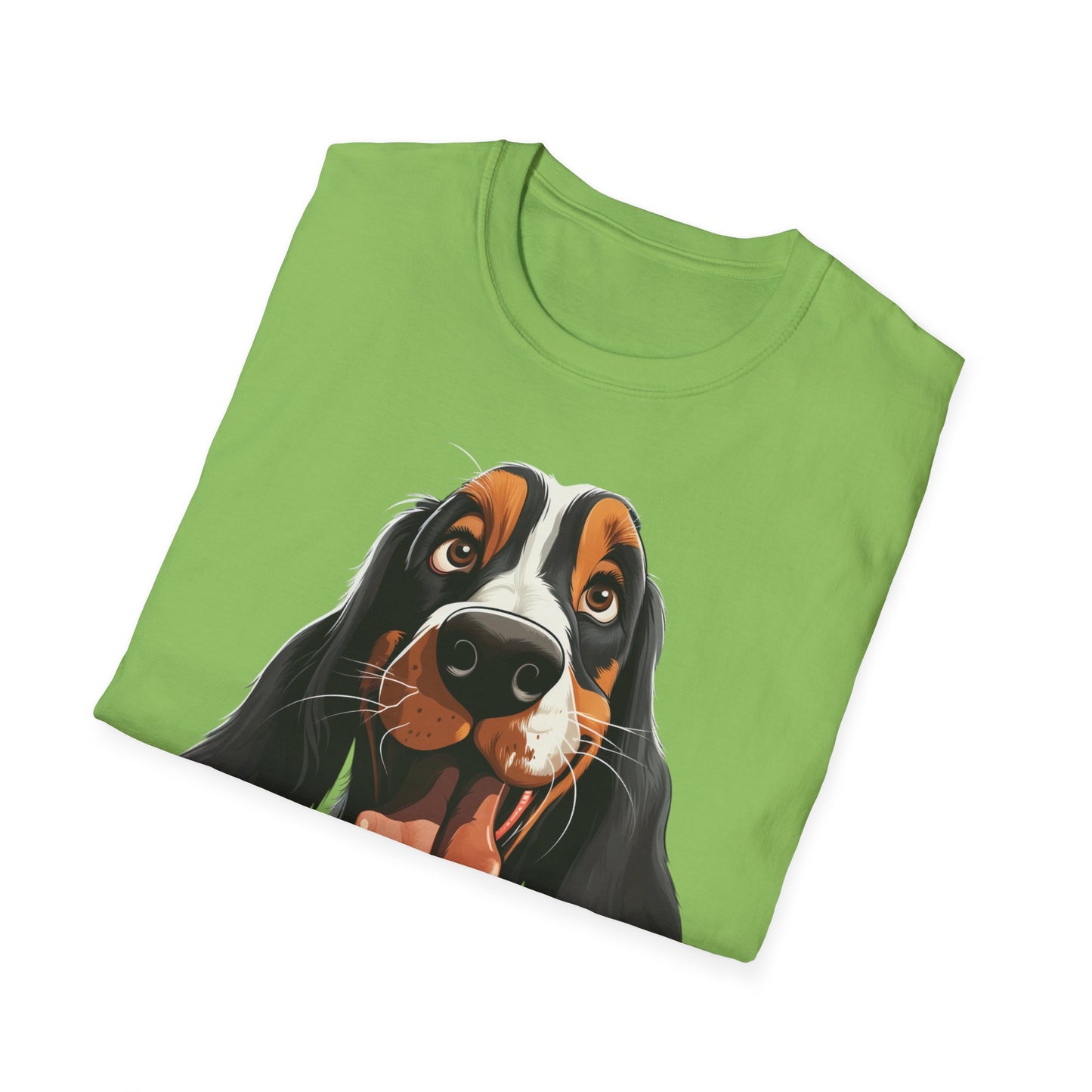 Cute Dog Graphic Unisex Softstyle T-Shirt - Perfect for Pet Lovers