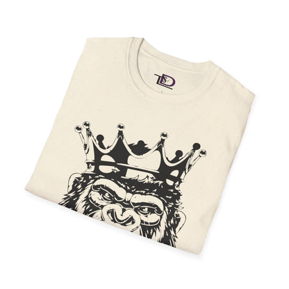King Status Gorilla T-Shirt | Unisex Softstyle Tee for Casual Wear