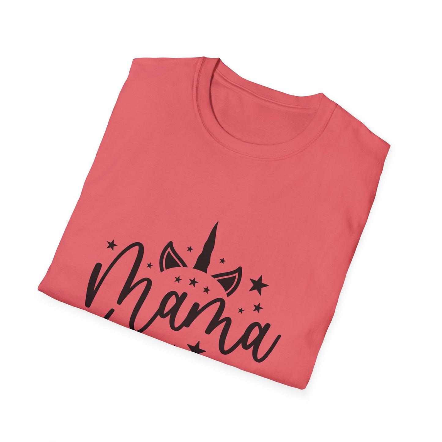 Mama Unicorn Unisex Softstyle T-Shirt - Fun & Stylish Gift for Moms