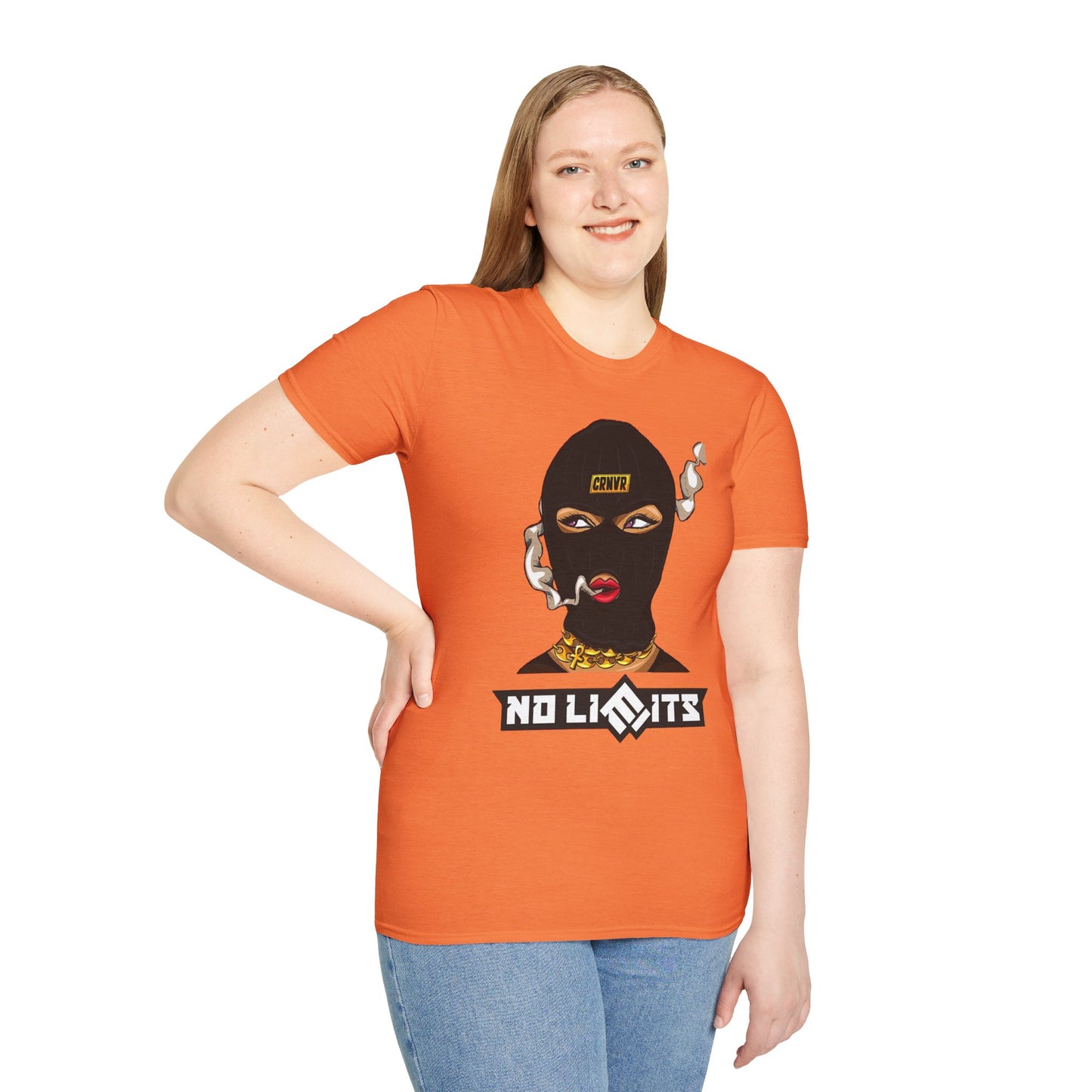 Unisex Softstyle T-Shirt - No Limits Graphic Tee for Bold Individuals