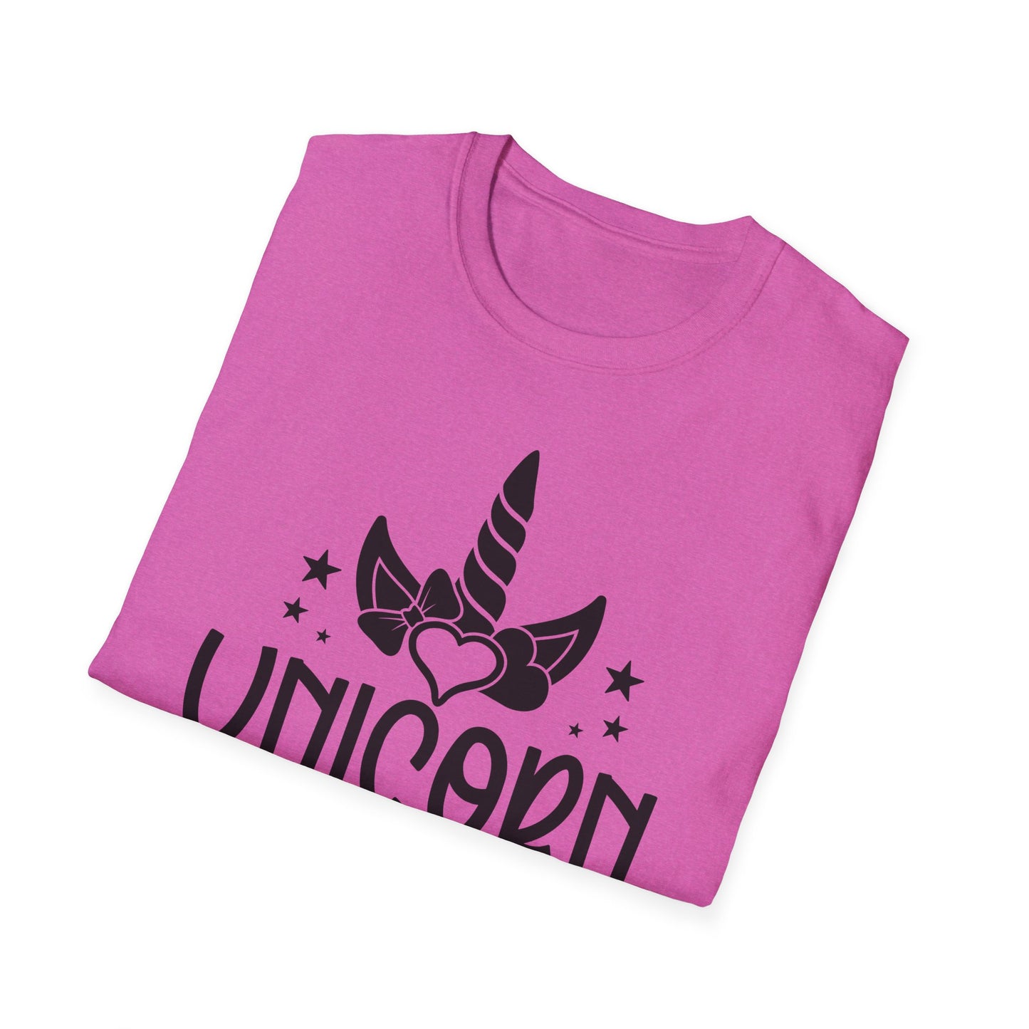 Unicorn Girl Softstyle T-Shirt for Kids & Teens - Cute Fantasy Tee
