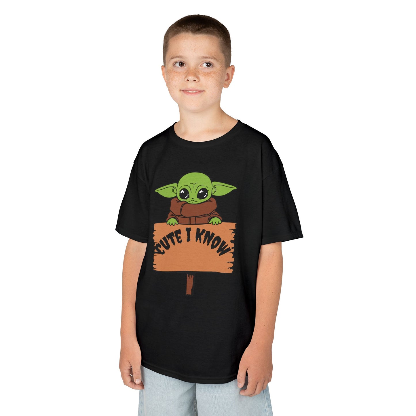 Cute Baby Alien Kids Tee - "Cute I Know" Design for Trendy Kids
