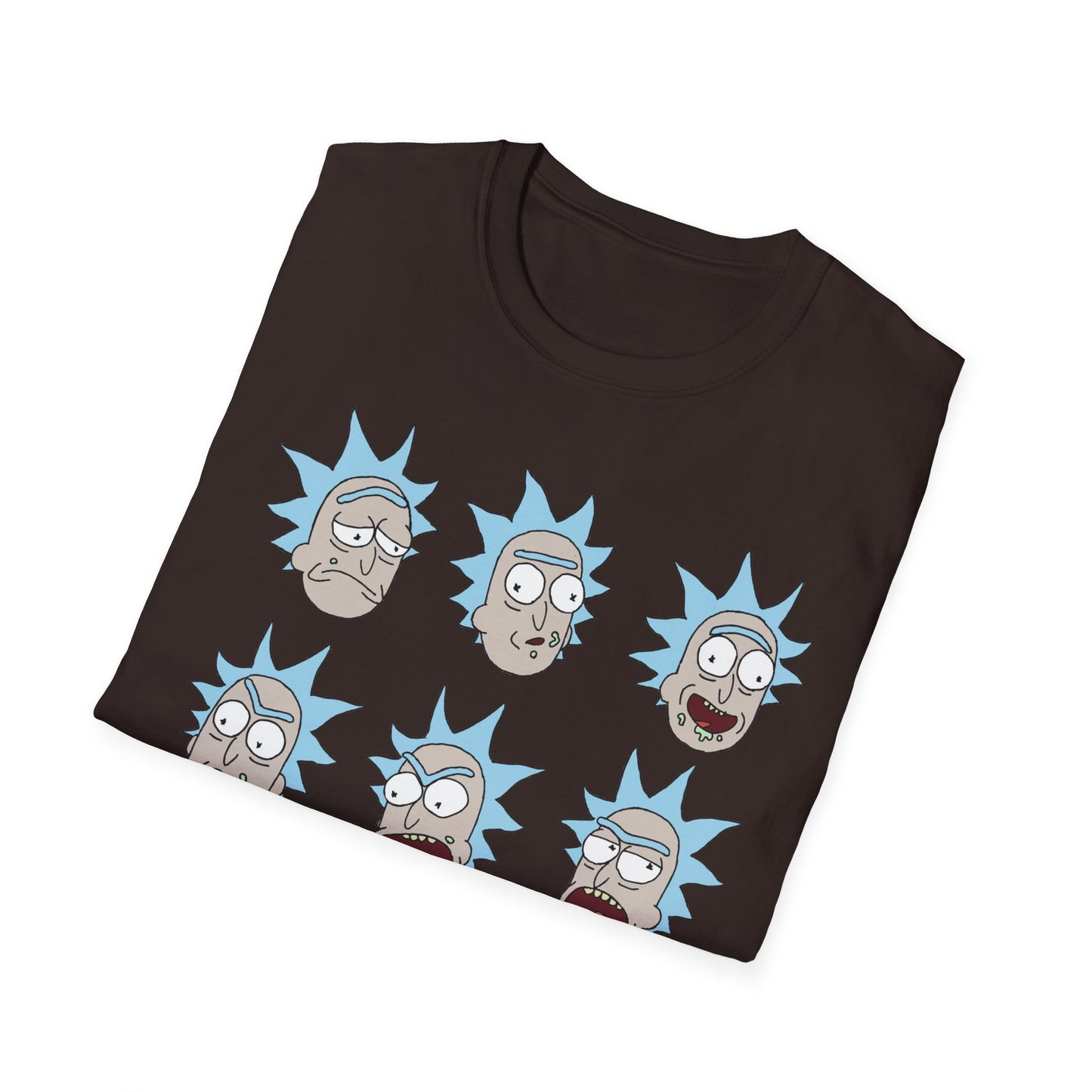 Rick and Morty Unisex Softstyle T-Shirt - Fun Cartoon Design for Fans