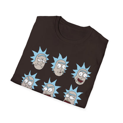 Rick and Morty Unisex Softstyle T-Shirt - Fun Cartoon Design for Fans