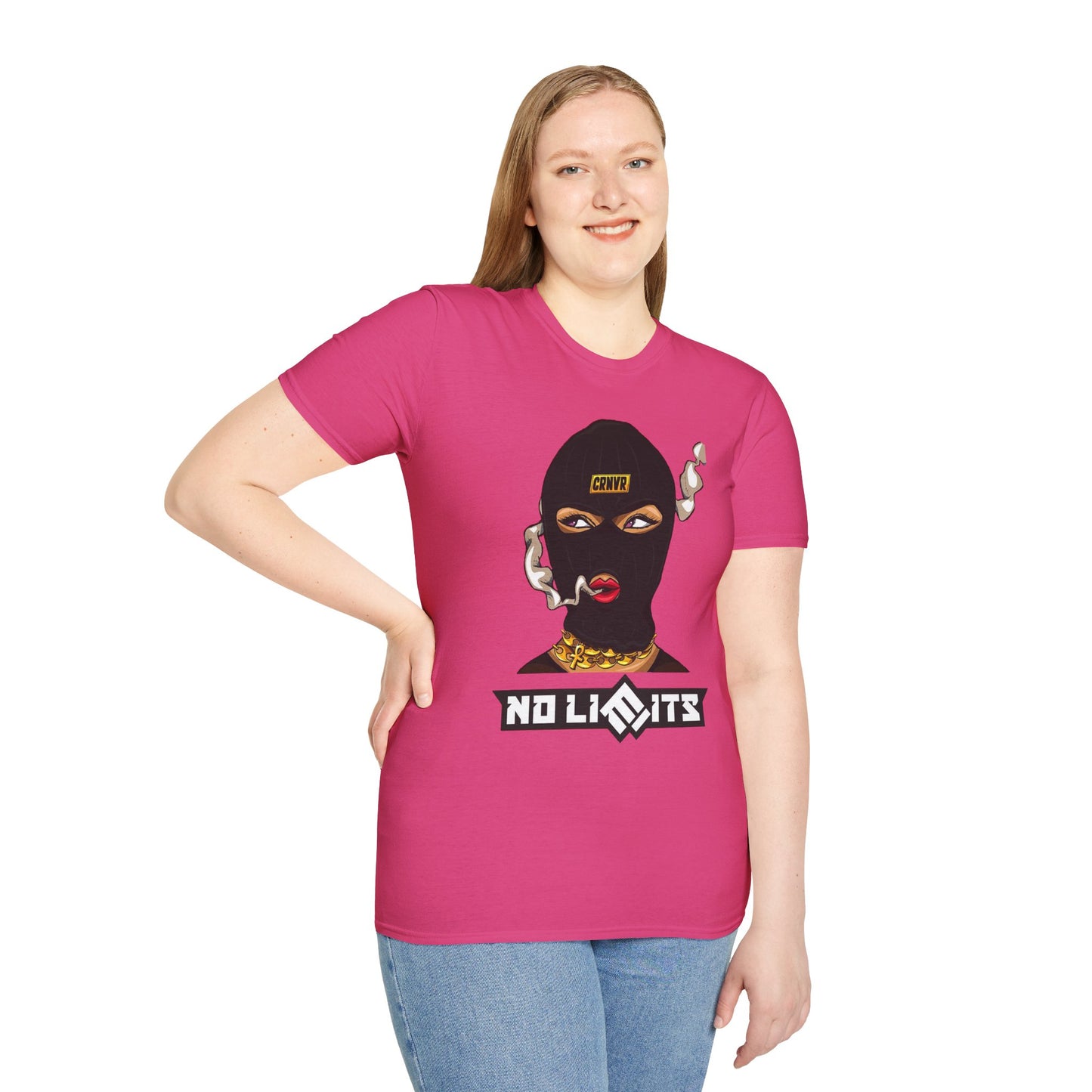 Unisex Softstyle T-Shirt - No Limits Graphic Tee for Bold Individuals