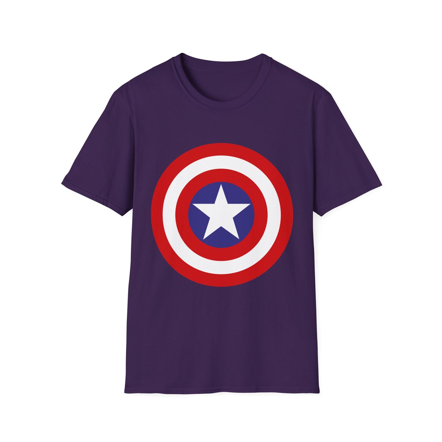 Captain-Inspired Unisex Softstyle T-Shirt, Superbowl Fan Tee, Superhero Gift, Comic Birthday Shirt, Casual Everyday Wear, Graphic Crew [...]