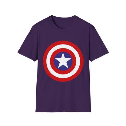 Captain-Inspired Unisex Softstyle T-Shirt, Superbowl Fan Tee, Superhero Gift, Comic Birthday Shirt, Casual Everyday Wear, Graphic Crew [...]