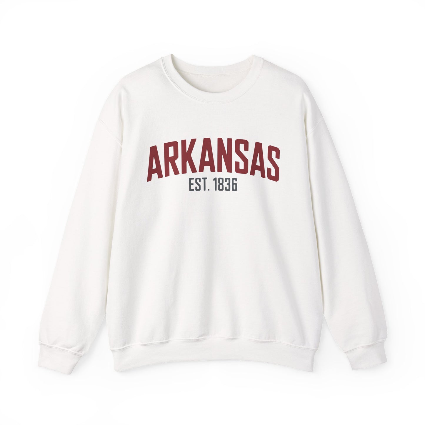 Arkansas Established 1836 Crewneck Sweatshirt