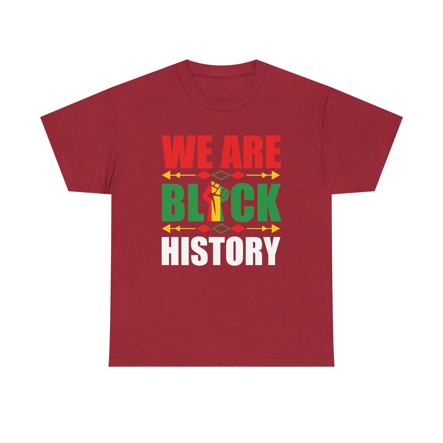 Unisex Heavy Cotton Tee - WE ARE BLACK HISTORY - Statement Tee, Celebrate Black History Month, Cultural Pride Apparel, Gift for [...]