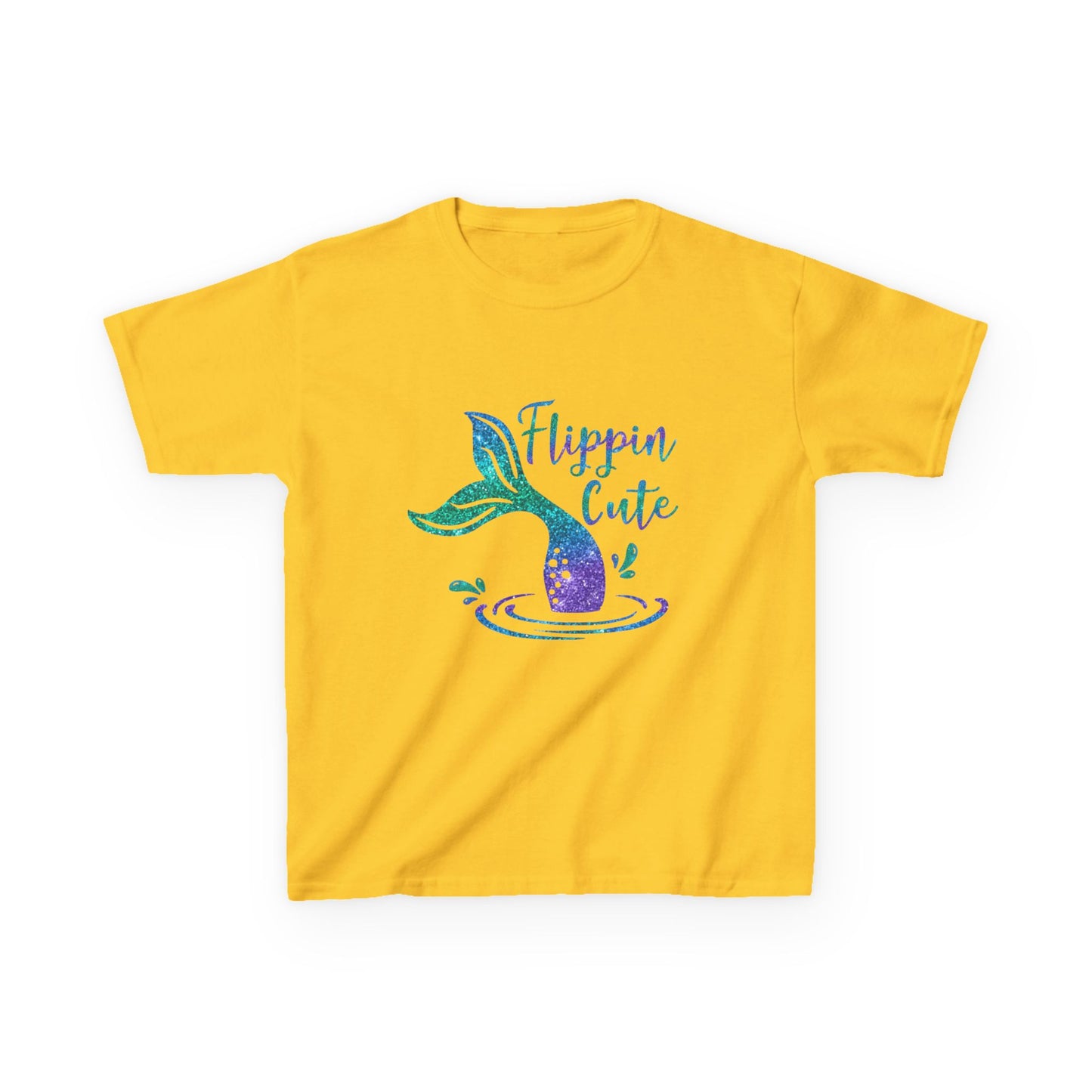 Flippin Cute Kids Tee - Colorful Whale Design for Fun-loving Children