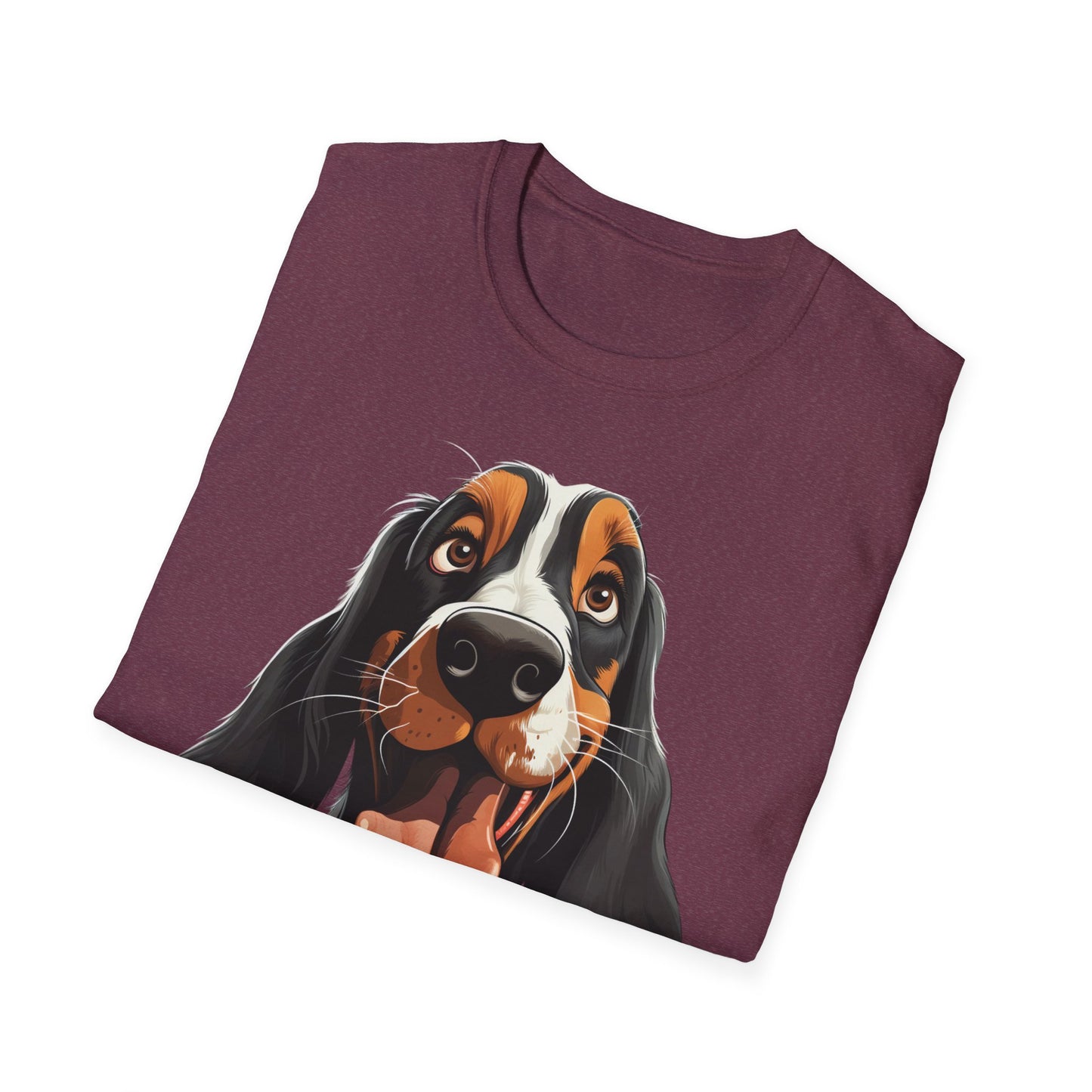 Cute Dog Graphic Unisex Softstyle T-Shirt - Perfect for Pet Lovers