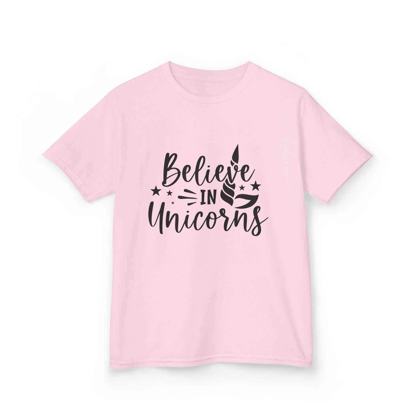 Believe in Unicorns Kids T-Shirt - Inspirational Cotton Tee for Dreamers