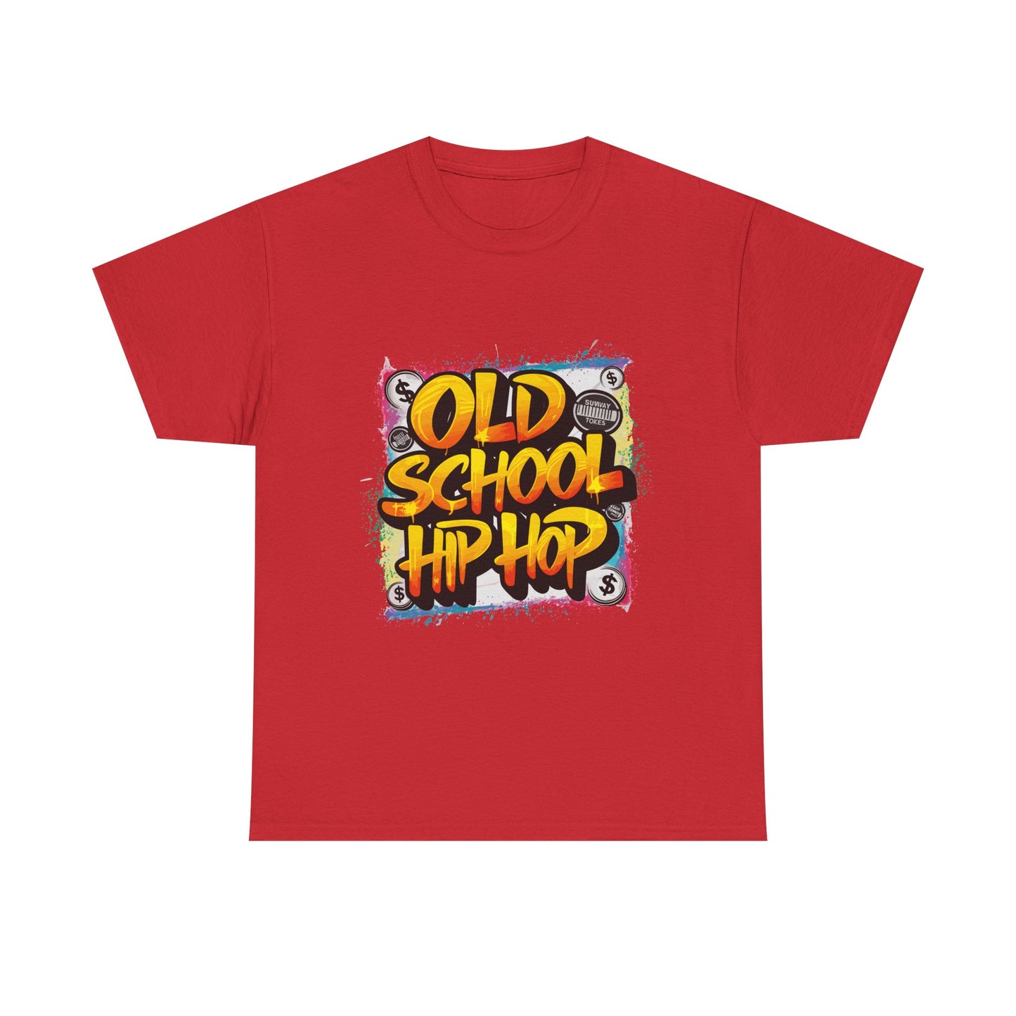 Old School Hip Hop Unisex Heavy Cotton Tee, Retro Streetwear Shirt, Gift for Music Lovers, Vintage Hip Hop Apparel, Cool Graphic Tee