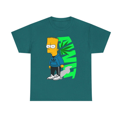 Bart Simpson Cannabis Vibe Unisex Heavy Cotton Tee