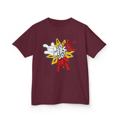 Kids Superhero Graphic Tee - Go Webs Go!