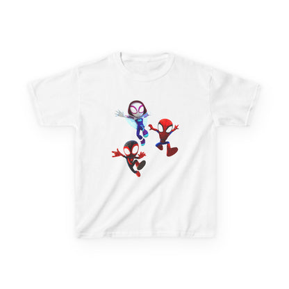 Kids Superhero Adventure Tee, Kids Birthday Gift, Fun Playwear, Spiderman Costume Shirt, Cartoon Character T-Shirt, Summer Outfit