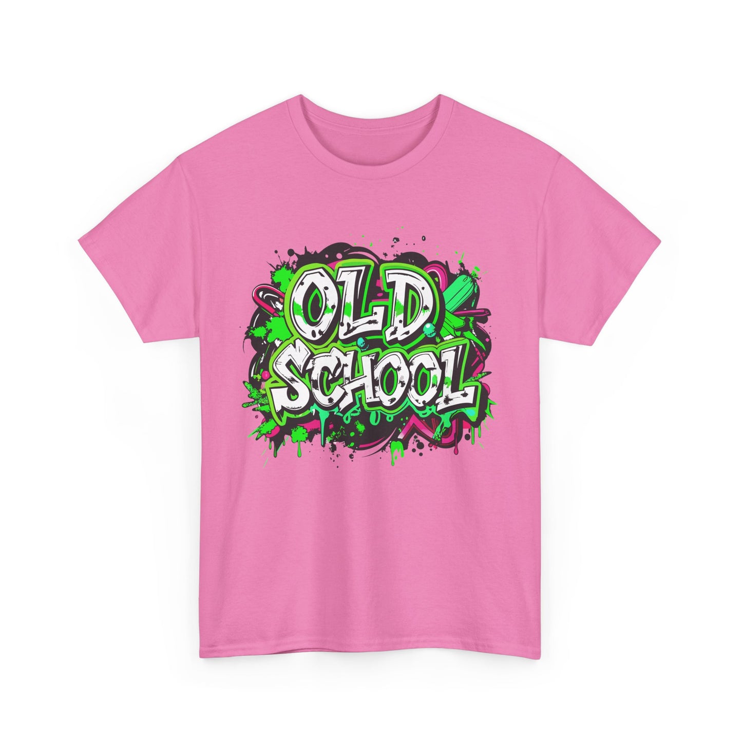 Retro Graffiti T-Shirt | Unisex Heavy Cotton Tee | Old School Vibe | Streetwear Fashion | Vintage Graphic Tee | Urban Style Wear | Fun Gift