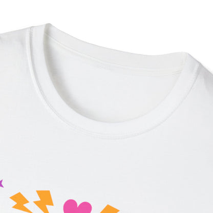 I Love Rock & Roll Unisex Softstyle T-Shirt - Vintage Music Tee, Concert Outfit, Music Lover Gift, Festival Shirt, Casual Everyday Wear