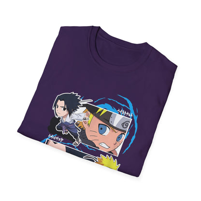 Anime naruto Adventure Unisex Softstyle T-Shirt - Naruto Characters Design