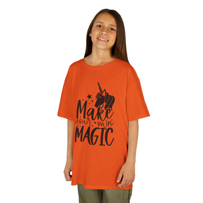 Kids Unicorn Magic Tee - 'Make Your Own Magic' Cotton Shirt