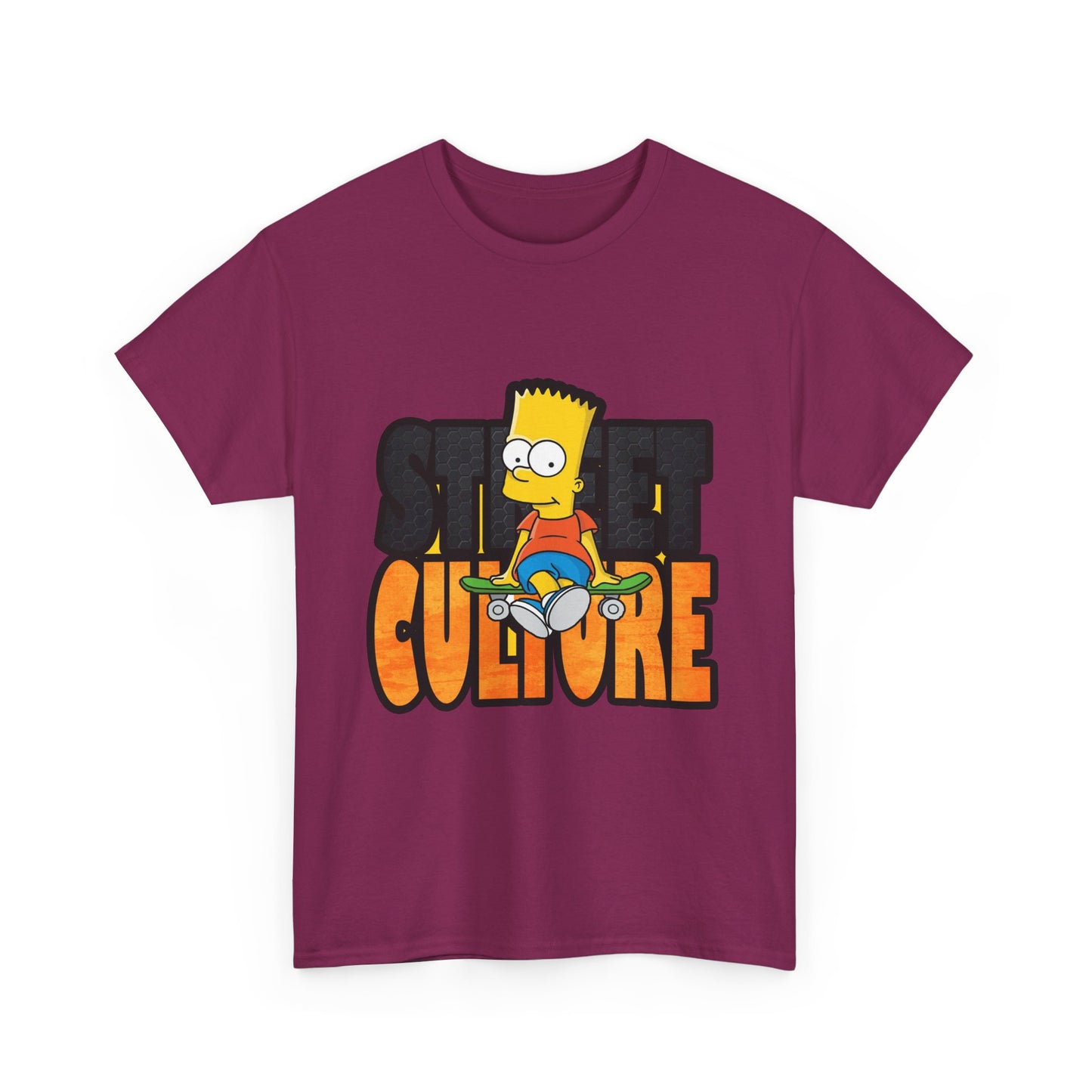 Retro Bart Simpson Unisex Heavy Cotton Tee - Street Culture Vibe