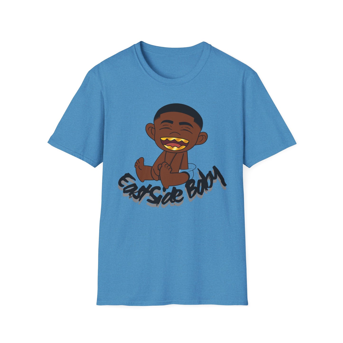 Unisex Softstyle T-Shirt - 'Eastside baby' Fun Graphic Tee