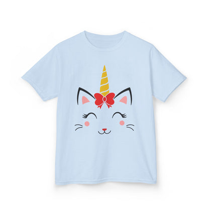 Cute Unicorn Kids Heavy Cotton Tee - Perfect for Birthdays and Everyday Fun!