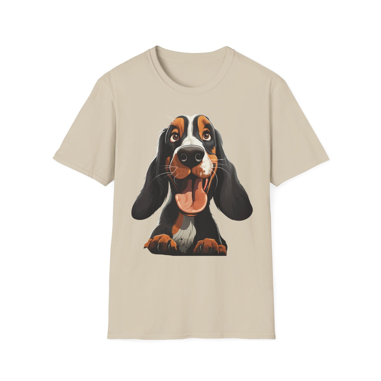 Cute Dog Graphic Unisex Softstyle T-Shirt - Perfect for Pet Lovers