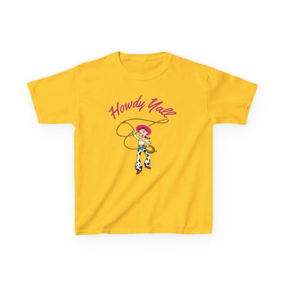 Howdy Y'all Kids Tee - Fun Western Style Cotton T-Shirt for Kids
