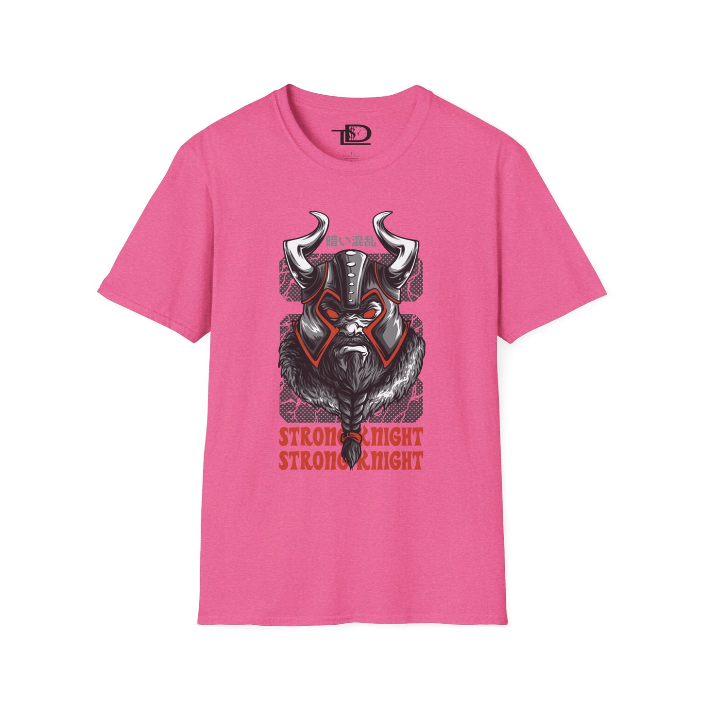 Bold Knight Graphic Tee, Unisex Softstyle T-Shirt, Strength Apparel, Casual Wear, Unique Gift, Core Style