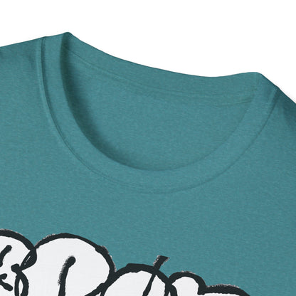 Skateboard Graffiti T-Shirt – Unisex Softstyle Tee for Streetwear Fans