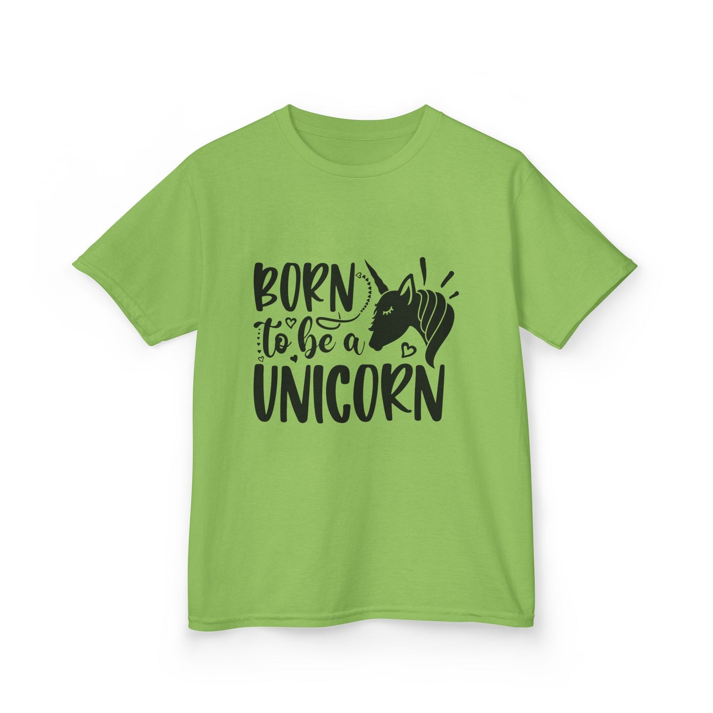 Kids Unicorn T-Shirt - "Born to Be a Unicorn" - Fun Cotton Tee for Boys & Girls